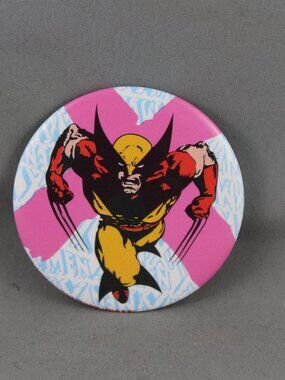 Vintage Marvel Comics Pin - Wolverine - Celluloid Pin